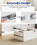 Detachable design of 6 Pairs Soft Close Drawer Slides 20 Inch, Full Extension Heavy Duty Ball Bearing Cabinet Rails for kitchen use