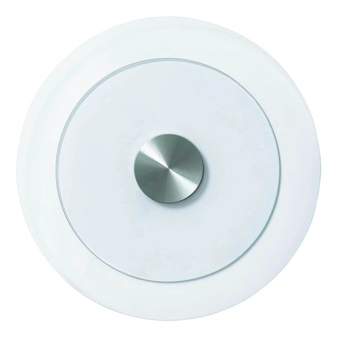 Top view of 20 Inch Glass Lazy Susan Turntable, Round Clear Tempered Glass Rotating Tray with Smooth Silent 360 Rotation.