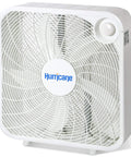 Heavy Duty 20 Inch Box Fan With 3 Quiet Speeds For Home Garage Office And Bedroom Delivering 2400 CFM Airflow And 1100 RPM Corded Portable Floor Mount Cooling For Basement And Living Spaces From Hurricane
