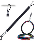 Securely holds air hoses and power cords with a heavy duty tender spring kit, buffering vibrations for semi trucks, trailers, tractors