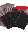 20 Piece Sanding Sponge Set With 9 Grits 180 To 3000 Wet Dry For Wood Metal, showing assorted sponges stacked and spread out.
