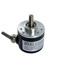Rock Solid 2000 PPR Rotary Encoder With 38mm Body, 6mm Solid Shaft, Line Driver ABZ Output, 5V Power Supply, Incremental Encoder