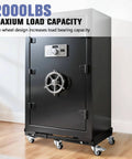 ✝️ 2000LBS Heavy Duty Moving Dolly with 6 Swivel Wheels under large steel safe for all-terrain use