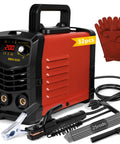 200 Amp Arc Welder Kit For Home And DIY Portable 110V Stick Welder With IGBT Inverter, gloves, rods, tools included