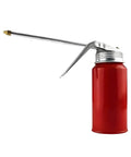Car Oil Can Pump Oiler 200 Ml High Pressure Cold Rolled Steel Spray Gun With Spout red universal vehicle oiler side view