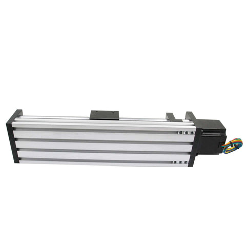 200mm Effective Travel Length Double Optical Axis Guide Ballscrew SFU1605 with NEMA23 Stepper Motor in a linear stage actuator