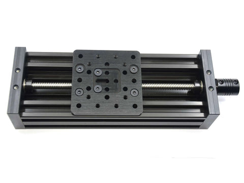 200mm 4080U screw slide table linear actuator kit linear module for 3D printer, aluminum rail, top view