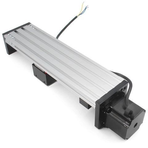 200mm Effective Stroke Length Double Linear Rail Guide with Square Linear Rails Ballscrew SFU1605 with Nema 23 Stepper Motor