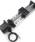 200mm Effective Stroke Length Double Linear Rail Guide with Square Linear Rails Ballscrew SFU1605 with Nema 23 Stepper Motor for CNC