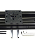 200mm 4080U Screw Slide Table Linear Actuator Kit Linear Module for 3D Printer with tools visible
