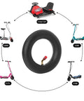 200X50 Inner Tube for Crazy Cart XL DLX Shift Go Cart and electric scooters E200, E200S, E175, E100 displayed with vehicles