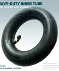 200X50 / 8" X 2" inner tube for electric scooter compatible with E100, E150, E200, Power Core E100, durable butyl rubber