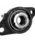 UKFL209+HS2309 1-5/8 in Normal Wide 2-Bolt Flange Adapter Bearing with Cast Iron Housing, Concentric Locking Adapter, Sealed Ball Insert