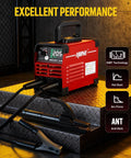 205 Amp Mini Stick Welder 110V With Lift TIG Inverter Arc Welder For DIYers, Hot Start Arc Force Anti Stick VRD with cables