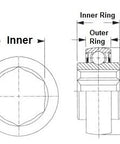 207KRRB12 Single Lip Shroud Seals 1 1/8 Inner Diameter Bearings - VXB Ball Bearings