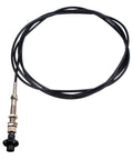 20 Foot Heavy Duty Vernier Locking Throttle Cable for PTO Systems and Trucks ensuring precise manual engine control, coiled view