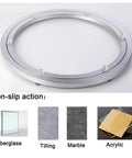 20 Inch Heavy Duty Lazy Susan Hardware Aluminum Bearing Metal Rotating Turntable Swivel Plate with Non Slip Feet