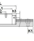 20mm 30 Rail Guideway System Square Slide Unit Linear Motion - VXB Ball Bearings