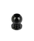 20mm Aluminum Ball with 1/4"-20 (6mm) Thru Hole Enduro 20 Series, black finish, side view, hardware not included