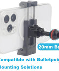 20mm Ball to 1/4"-20 Camera Screw Adapter for Bulletpoint Mounting Solutions and Camera Rigs, Compatible with SmallRig