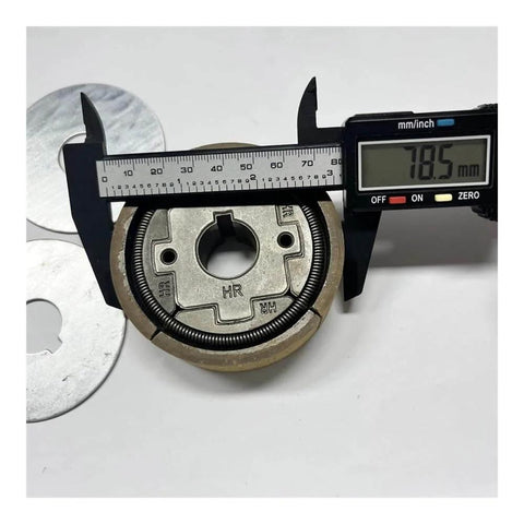 ID 20MM OD 78.5MM Thickness 24mm Clutch EH12 Fit for Parts Clutch EH12-2D EH12-2B Gasoline Engine Tools with caliper measuring 78.5mm