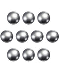 10pcs 20mm Carbon Steel Bearing Balls Precision Polished arranged in a grid pattern.