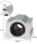 SCS20UU 20mm Linear Bearing Slide Block Set For CNC Machines And 3D Printers Aluminum Pillow Block dimensions diagram