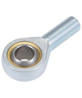 20mm Rod End Bearing M20x1.5mm Rod Ends Ball Joint Male Right Hand Thread, metal construction, side view.