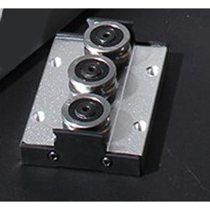 20mm=0.787" Inch Three roller Bearing Linear slide block without Linear guide - VXB Ball Bearings