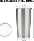 Holiday Horror Tumbler 20oz With Lid, Double Wall Vacuum Travel Mug For Hot Or Cold Drinks, BPA Free Stainless Steel