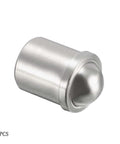Close-up of 20pcs 6x7mm Ball Plunger Set, 304 Stainless Steel Ball Catch Latch Spring Plungers for Positioning in mechanical equipment.