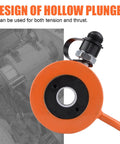 20T Hydraulic Cylinder Jack Hollow Single Acting Hydraulic Ram Cylinder, Hydraulic Lifting Cylinders 2" hollow plunger design