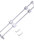 Two Pcs 20x1200mm Linear Shaft Optical Axis Kit With Four SK20 Linear Rail Supports And Four SCS20UU Slide Blocks for CNC Machines