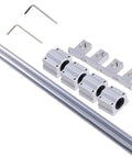 Two Pcs 20x1200mm Linear Shaft Optical Axis Kit With Four SK20 Linear Rail Supports And Four SCS20UU Slide Blocks For CNC Machines
