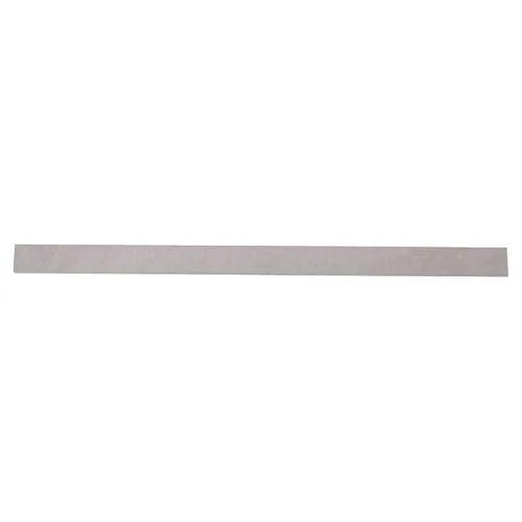 Rectangular lathe tool bit, metal strip, 200 x 12 x 2 mm, side view