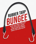 50 Pack 21 Inch Natural Rubber Tarp Bungee Straps With S Hooks Tie Downs For Heavy Duty Tarps Securing Equipment And Gear