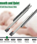 21 Inch Undermount Drawer Slides Full Extension Soft Close Concealed Runners For Heavy Duty Furniture Drawers With Baby Background