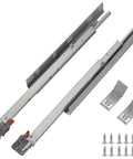 21 Inch Undermount Drawer Slides Full Extension Soft Close Concealed Runners For Heavy Duty Furniture Drawers Up To 75 Lbs Now With Durable Steel Construction And Smooth Silent Operation Includes Mounting Screws And Brackets 1 Pair