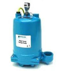 Built Like A Tank High Temp Sump Pump With Bulletproof Cast Iron Housing and Non Clog Impeller for Hot Cellar Flooding.