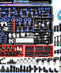 210 Piece Pro Grade Quick Connect Air Fittings Kit For 1/8 1/4 5/16 3/8 1/2 And 4 6 8 10 Mm OD Push To Connect Fittings in case