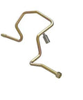 Heavy Duty A12-21930-000 Air Brake Compressor Discharge Hose For Freightliner Trucks with gold coating and curved design.