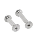 Two Knockout Quality 304 Stainless Steel Snap Rivet Book Binding Screws Heavy Duty Photo Album Fasteners M3x14mm size