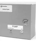 CentriPro A3 2012 Simplex Wastewater Control Panel for 1/3 to 2 HP pumps, steel enclosure, NEMA 1, front view with labels.