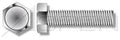 Bulk 4000 Pack 8-32 by Three Quarter Inch Stainless Steel Machine Screws Hex Socket Indented Unslotted Full Thread Side View