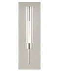 Premium Polished Nickel LED Wall Sconce with Flexible Up Down Mounting Creating A Chill 3000K Atmosphere To Level Up Any Bedroom Or Living Room Setup Tonight, single glass cylinder design.