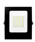AOTTSD 2Pcs LED Floodlight, IP67 Waterproof Indoor Outdoor for Garden Courtyard (White,20W) with black outer frame.