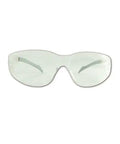 Heavy Duty Polycarbonate Safety Glasses With Scratch Resistant Clear Lenses Shield Eyes From Splashes And Debris Built Damn Tough For Rugged Job Sites In Massive Bulk, front view.