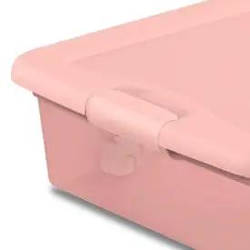 Flex Your Storage Game With These Wheeled Latching Boxes Perfect For Home Office Decluttering 56 Quart Rollaway Totes Heavy Duty Plastic Bins With Secure Snap Lids Smooth Caster Wheels Easy Transport 8 Piece Set