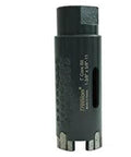 Trenion T Core drill bit, close-up, black 1-3/8 in, diamond-tipped segments, 5/8-11 thread