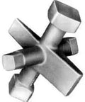 Heavy Duty Cleanout Plug Wrench For Plumbing Use Slotted Or Square Countersunk Plugs Built From High Carbon Steel And Iron